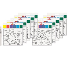 Afbeelding in Gallery-weergave laden, Verfset zeedieren - waterverf