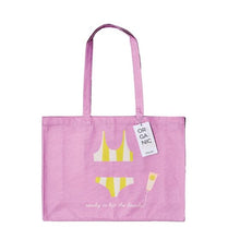 Afbeelding in Gallery-weergave laden, Strandtas - beach day - roze bikini