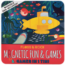 Afbeelding in Gallery-weergave laden, Spelletjesbox magnetisch - 4 in 1 - Oceaan - 3+ - Floss & Rock
