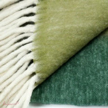Afbeelding in Gallery-weergave laden, Plaid wol -  Zeegroen - Imbarro