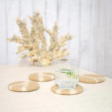 Afbeelding in Gallery-weergave laden, Onderzetters Marmerzand 10 cm - Sjaal met Verhaal- set van 4