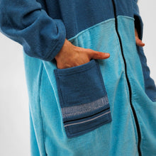 Afbeelding in Gallery-weergave laden, Surfponcho met lange. mouw en rits - BLEYS - Maat L / XL (unisex)- Wave Hawaii