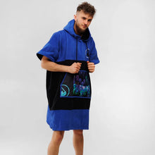 Afbeelding in Gallery-weergave laden, Surfponcho Jellygang  - dikke velours - L - Wave Hawaii