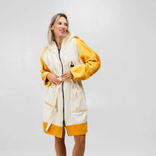 Afbeelding in Gallery-weergave laden, Surfponcho met rits Sannt  - dikke velours - M - Wave Hawaii