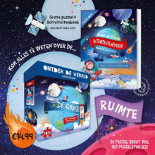 Afbeelding in Gallery-weergave laden, Puzzel & activiteitenboek - Ontdek de Wereld - De Ruimte