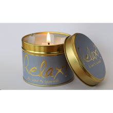 Afbeelding in Gallery-weergave laden, Kaars in blikje - Relax - Lily Flame