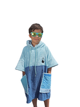 Afbeelding in Gallery-weergave laden, Surfponcho voor kids - Ponchini Maxi - Wave Hawaii