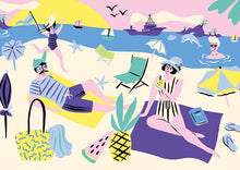 Afbeelding in Gallery-weergave laden, Ansichtkaart - Stranddag - Marijke Buurlage