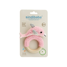 Afbeelding in Gallery-weergave laden, Rammelaar gehaakt - dolfijn - Sindibaba