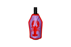 Koelsleeve voor wijnfles - krab - Gift Company