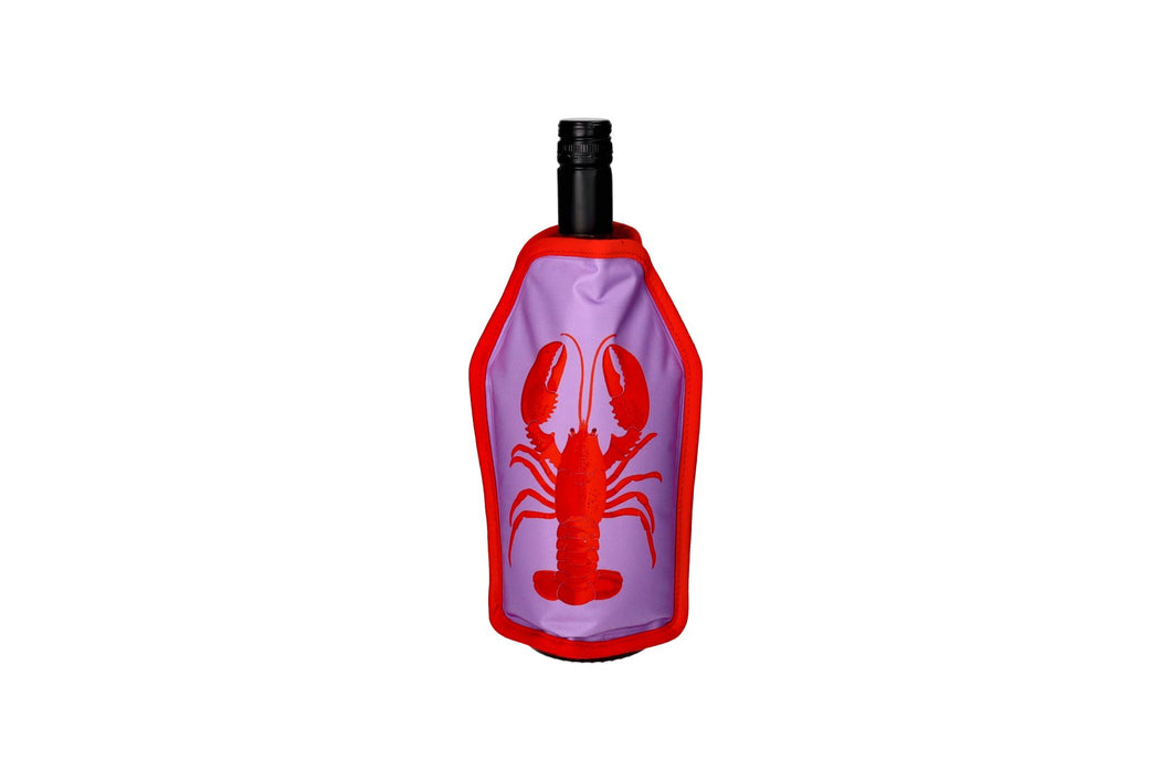 Koelsleeve voor wijnfles - krab - Gift Company