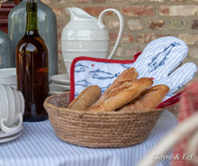 Afbeelding in Gallery-weergave laden, Ovenwant - vissen patroon - Clayre &amp; Eef
