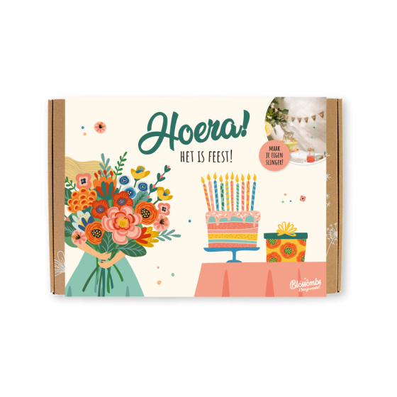 Blossombs cadeauset: Hoera het is feest