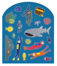 Afbeelding in Gallery-weergave laden, Stickerboek herbruikbaar - Oceaan - 3+ - Floss &amp; Rock
