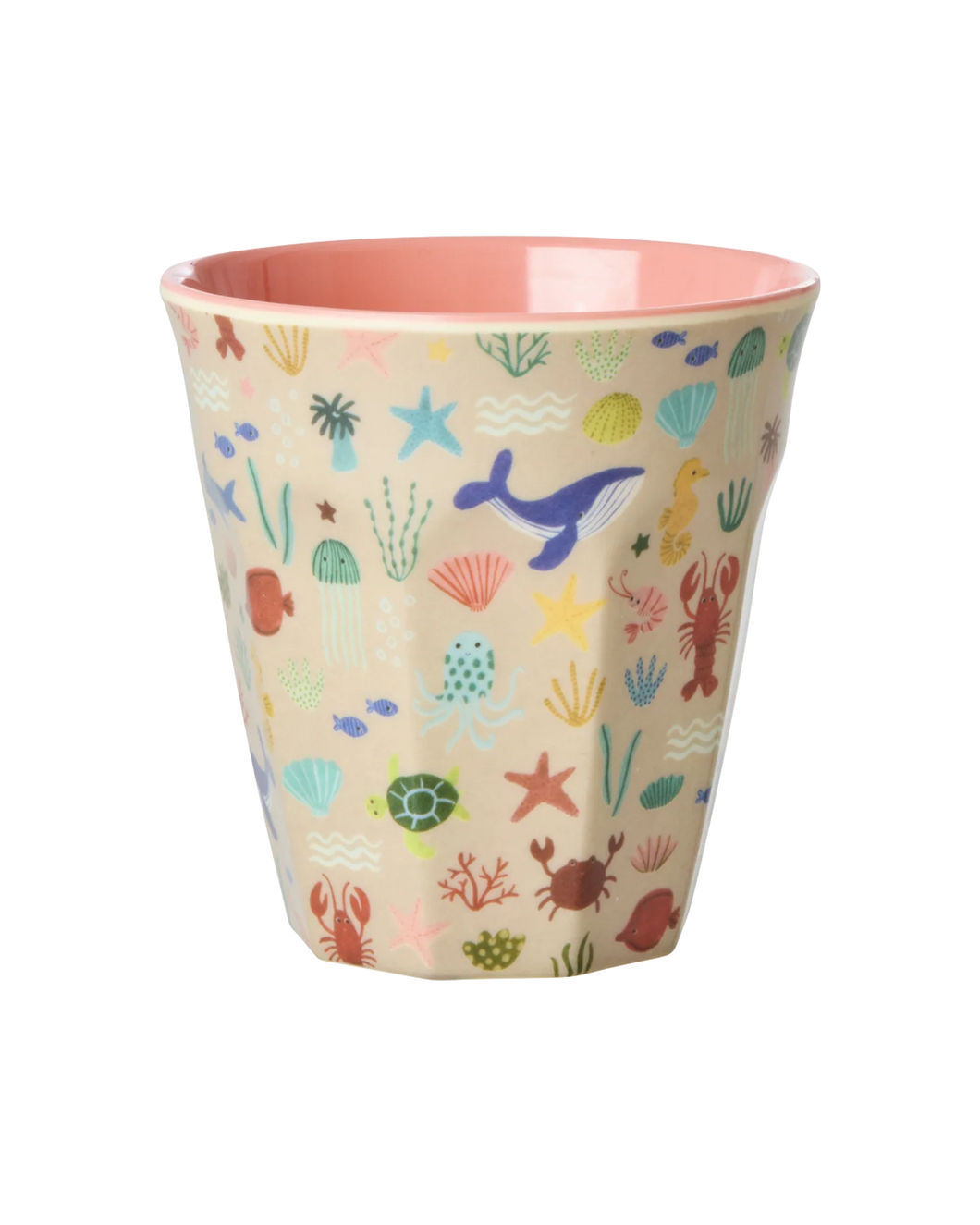Beker - zeedieren Roze - RICE