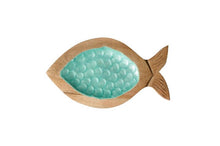Afbeelding in Gallery-weergave laden, Serveerplank mangohout - vis azuur - small
