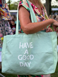 Shopper bio katoen have a good day