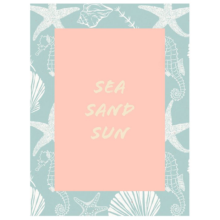 Ansichtkaart - Sea Sand Sun