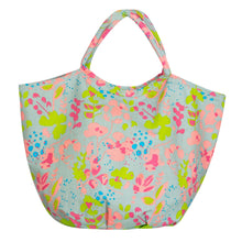 Afbeelding in Gallery-weergave laden, Shopper/Strandtas met groene viooltjes - Overbeck and Friends
