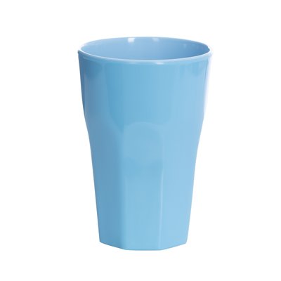 Melamine beker Uni blauw groot - Overbeck and Friends