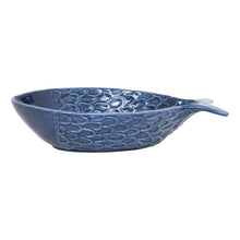 Afbeelding in Gallery-weergave laden, Fruitschaal blauwe vis met relief large - Batela
