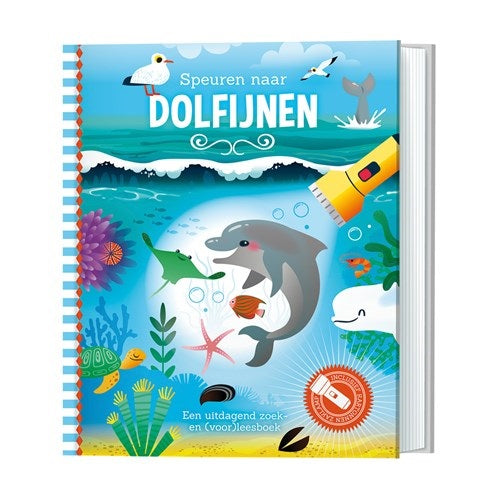 Interactief kinderboek - Speuren naar Dolfijnen