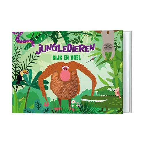 Kijk & voel boek - Jungledieren