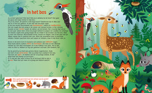 Interactief kinderboek - Speuren in de dierenwereld