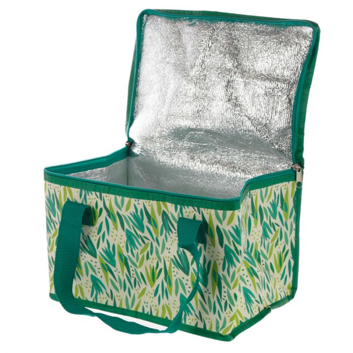 Koeltasje - medium - Groene blaadjes
