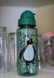Drinkfles met rietje - Pinguïn - Rice
