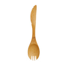 Afbeelding in Gallery-weergave laden, Bestek: Bamboe spork - 3 in 1 bestek - Sass &amp; Belle

