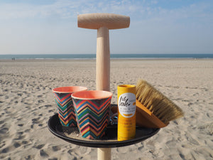 Beker zigzagprint - RICE - set van 2