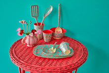 Afbeelding in Gallery-weergave laden, Schaaltje melamime ovaal met garnaal print - Rice

