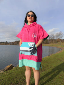 Surfponcho - PINK WAVE - Maat S - Wave Hawaii