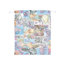 Afbeelding in Gallery-weergave laden, Laundry bags - set van 2 - vintage kaartprint - Sass &amp; Belle
