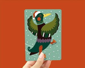 Kerst ansichtkaarten - Marijke Buurlage - DIeren 5 set