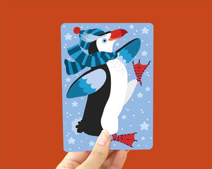 Kerst ansichtkaarten - Marijke Buurlage - DIeren 5 set