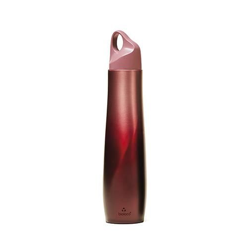 Thermosfles 500 ml - BioLoco RVS - Curve cherry