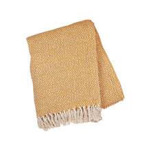 Afbeelding in Gallery-weergave laden, Plaid - Okergeel met visgraat - Sass &amp; Belle
